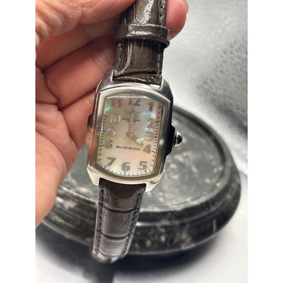 Invicta Watch Special Edition #5168 Swiss Parts Movement SS Case, Leather VTG - Picture 1 of 14